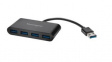 K39121EU USB Hub, 4x USB A Socket - USB A Plug