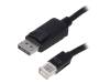 50434, Кабель; DisplayPort 1.1; 1,8м; черный, QOLTEC