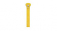 TY 25 M4 TY-Rap Cable Tie 186 x 4.67mm, Polyamide 6.6, 222N, Yellow