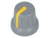 GMN-4SYL, Ручка; миниатюрный, с указателем; ABS; Диам.оси:6мм; O16x14мм, SR PASSIVES