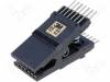 80610336101 Тест-клипса; SOIC; PIN:28; черный; посеребренные; 18x15x45мм