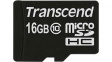 TS16GUSDC10 MicroSD Memory Card 16 GB, 30 MB/s, 30 MB/s
