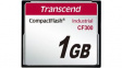 TS1GCF300 Memory Card, CompactFlash, 1GB, 24MB/s, 14MB/s