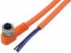 DOL-0804-W10M, Соединительный кабель; M8; PIN:4; угловой; 10м; вилка; 60ВAC; 4А, SICK