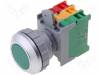 LXB30-1O/C G, W/O LAMP Переключатель: кнопочный; 1; NC + NO; 30мм; зеленый; BA9S, лампочка