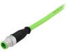 21349200477015, Вилка; M12; PIN:4; "папа"; код D-Ethernet; 1,5м; изоляция: TPU, Harting