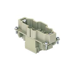 CXM 6/12, male insert, 6 poles + PE, ILME