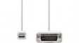 CCGP37700WT20 MiniDisplayport - DVI-D 24+1 Cable Mini DisplayPort Male - DVI-D 24 + 1-Pin Male