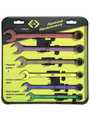 T4345/6ST, Colour Coded Combination Spanner Set, 6 Pieces, C.K Tools (Carl Kammerling brand)