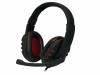 HS0033, Наушники с микрофоном; черный, красный; 20?20000Гц; 2,2м, LOGILINK