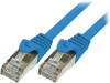 CP1066D Patch cord; SF/UTP; 5e; многопров; CCA; ПВХ; синий; 3м; 26AWG