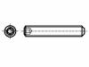 1025635, Винт; M5x6; Головка: без головки; Шлиц: внутренний шестигранник, BOSSARD
