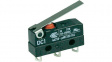 DC1C-A1LC Micro switch 6 A Flat lever, medium Snap-action switch 1 change-over (CO)