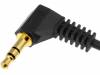 JACK3.5-SK, Cable; gold plated; Jack 3.5mm 3 pin angled plug, wires; 0.8m, 4CARMEDIA