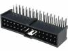 901303130 Гнездо; штыревое; C-Grid III; "папа"; PIN:30; угловой 90°; 2,54мм