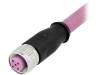 21348900487015, Вилка; M12; PIN: 4; "мама"; код B-Profibus; 1,5м; изоляция: TPU, Harting