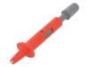 66.9313-22, Измерительный щуп; 1А; красный; Диам.конца:2мм; Длина:106мм, Staubli (former Multi-Contact )