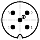 99 0710 00 05, Cable socket, 5-pin 694 Poles=5 Female, Binder