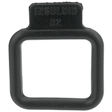 R2 Mounting clip, Retaining ring Black PVC - 201-20020, HellermannTyton