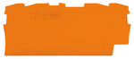 2002-1492, End plate,orange, Wago