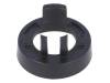 A5116000, Заглушка крышки; ABS; черный; распорным стержнем; O:16мм, OKW