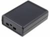 1593HAMFREE2BK Корпус: специализированный; Х:66мм; Y:92мм; Z:28мм; ABS; черный