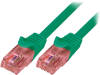 CQ2035U Patch cord; U/UTP; 6; многопров; Cu; LSZH; зеленый; 1м; 24AWG
