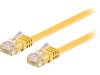 96396 Patch cord; U/UTP; 6; многопров; Cu; ПВХ; желтый; Дл.кабеля:0,5м