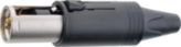 NC3FM-C-B, XLR Cable plug/socket ConvertCon 3 ConvertCon Soldering Conn, Neutrik