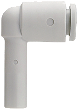 KQ2L04-99A, Angle plug-in connector-4.0 mm, SMC PNEUMATICS