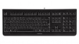 JK-0800EU-2 Keyboard, LPK, KC1000, EU US English with €/QWERTY, USB, Black