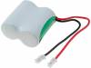ACCU-600/2/TEL, Аккум: Ni-MH; 2,4В; 600мАч; Выводы:2 провода; 29x30x15мм, CELLEVIA BATTERIES