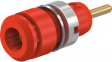 65.9194-22 Safety Socket 2mm Red 10A 600V Gold-Plated