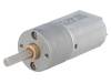 25:1 METAL GEARMOTOR 20DX41L MM 6V DUAL, Двигатель: DC; с редуктором; POLOLU 20D; 6ВDC; 3,2А; Ось: D профиль, POLOLU