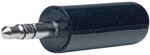 MP-013LC, Jack plug diam.3.5 mm black 3 poles, Marushin Electric