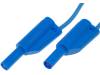 2612-IEC-100-BL, Измерительный провод; 1м; синий; 20А; Сечен.провода:1мм2, Electro-PJP