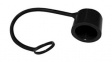 UTS68C Thermoplastic Plug Protective Cap, Black