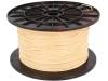 PLA-1.75-BEIGE, Филамент: PLA; бежевый; 1кг; 200-235°C; ±0,05мм; 1,75мм, DEVIL DESIGN