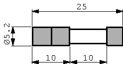 24112000021, Fuse, 5 x 25 mm 2 A medium slow-blow 241, Littelfuse