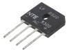 NTE5300, Однофазный выпрямительный мост; Urmax:200В; If:8А; Ifsm:200А, NTE