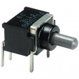 CFT2-1DC4-AW Toggle Switch, On-On, Solder-In Pins, Bent Over Horizontally