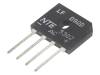 NTE5302, Однофазный выпрямительный мост; Urmax:800В; If:8А; Ifsm:200А, NTE
