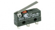 DC3C-L1LB Micro Switch DC, 100mA, 1CO, 2N, Flat Lever