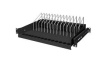 DN-97665 14-Slot Extendible Shelf for Tablets / Notebooks / Smartphones, 340mm, Black