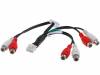 CONN.PIONEER.04, Разъем: для панельных автомагнитол; Pioneer; RCA, 4CARMEDIA