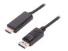 50437 Кабель; DisplayPort 1.2; вилка DisplayPort, вилка HDMI; 3м