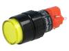 V16Y-11Z-24Y, Переключатель: кнопочный; 2; SPDT; 3A/250ВAC; 2A/24ВDC; желтый, Onpow