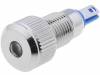 GQ8F-D/W/12, Индикат.лампа: LED; плоский; 12ВDC; Отв: O8мм; IP67; под пайку, Onpow
