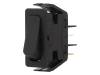 C6000ALAAC ROCKER; 2; SPST; ON-OFF; 16A/250ВAC; 20A/28ВDC; черный; отсутствует
