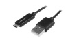 USBAUBL1M Charging Cable USB-A Plug - USB Micro-B Plug 1m USB 2.0 Black